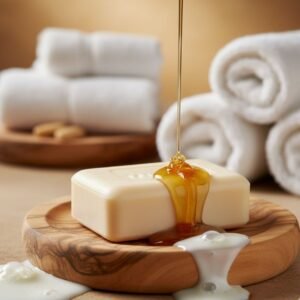 Jabón Artesanal de Leche de Cabra y Miel