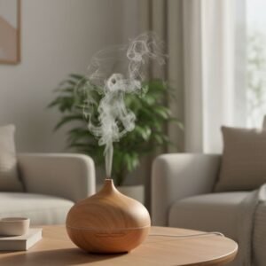 Difusor Ultrasónico de Bambú Natural